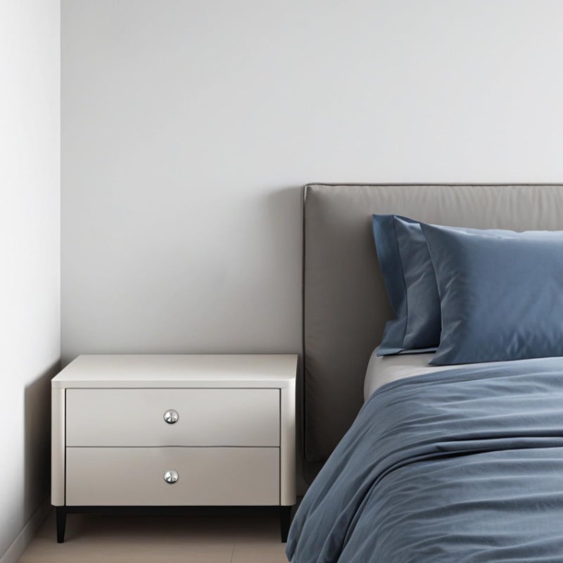 Geesatis 20 pcs Silver Cabinet Knobs Round Brushed Nickel Drawer Knobs Modern Cabinet Door Knobs Kitchen Cabinet Knobs, with Mounting Screws, Knob Dia 1.2 inch - Image 3